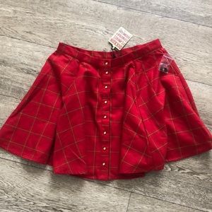 Red Dixon skirt brand new never worn with tags